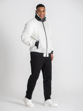 jackets / White Cocoon Sherpa Jacket