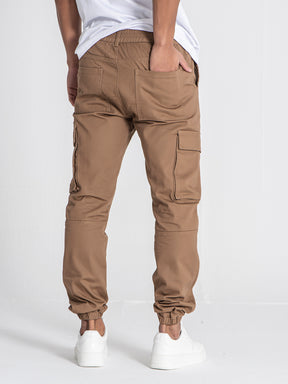 pants / Brown Utility Joggers