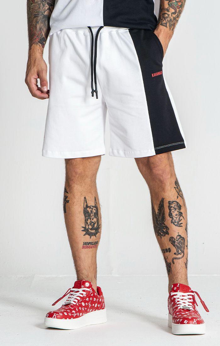 shorts / White Block Shorts