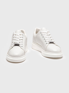 White Elevated Sneakers
