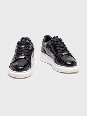 Black Elevated Sneakers