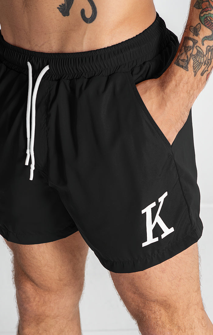 Black K Swimshorts