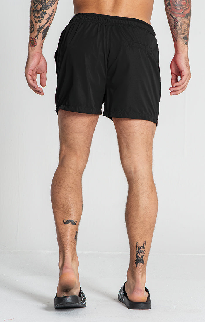 Black K Swimshorts