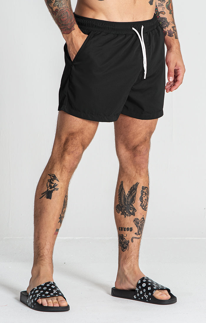 Black K Swimshorts