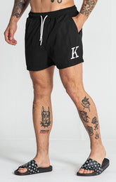 Black K Swimshorts