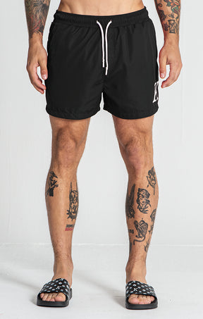 Black K Swimshorts