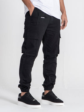 Black Utility Joggers