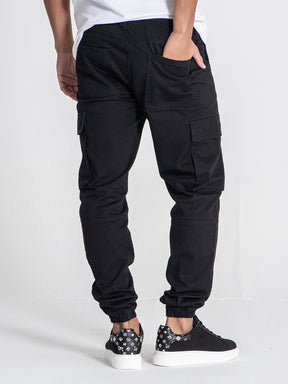 Black Utility Joggers