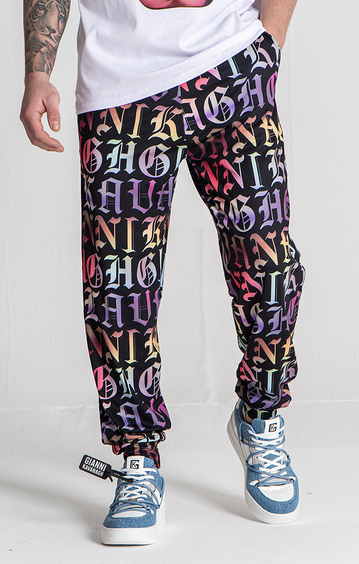 Multicolor Alien Joggers