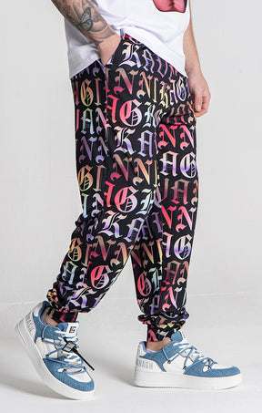 Multicolor Alien Joggers