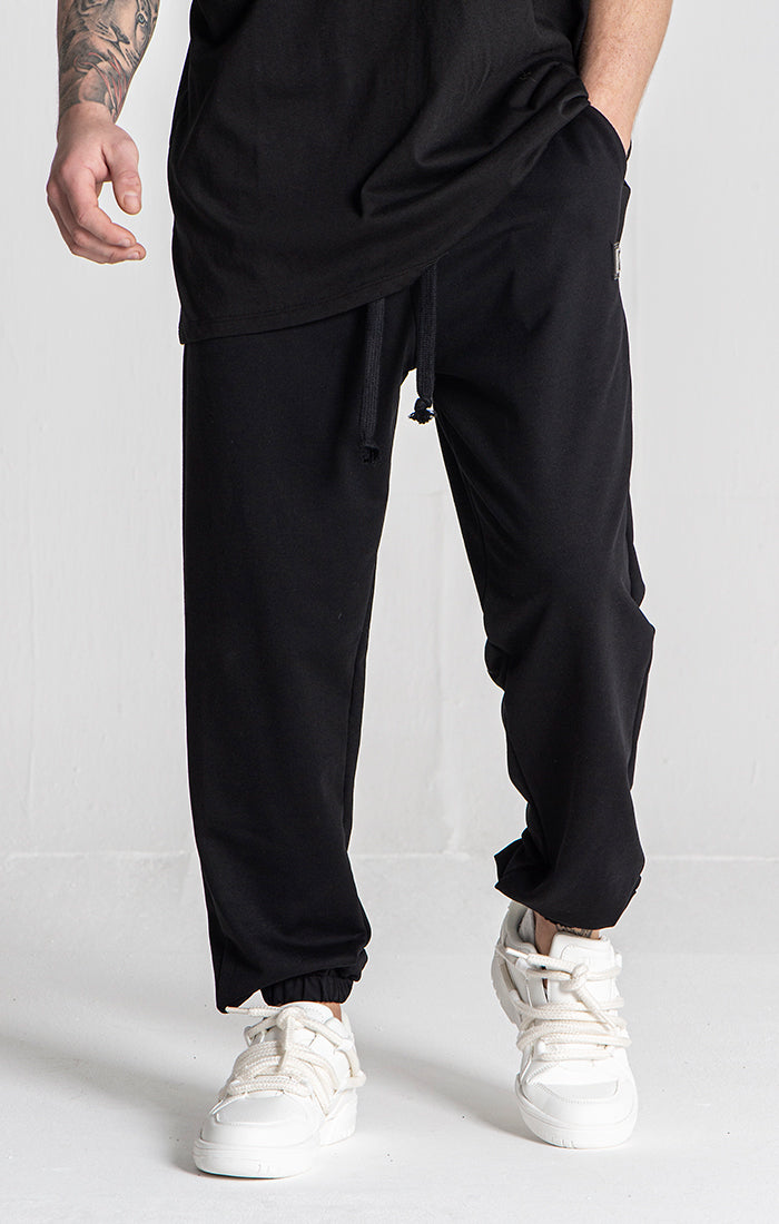 Black Unity Loose Joggers