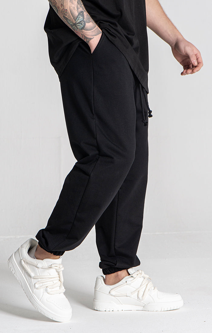 Black Unity Loose Joggers