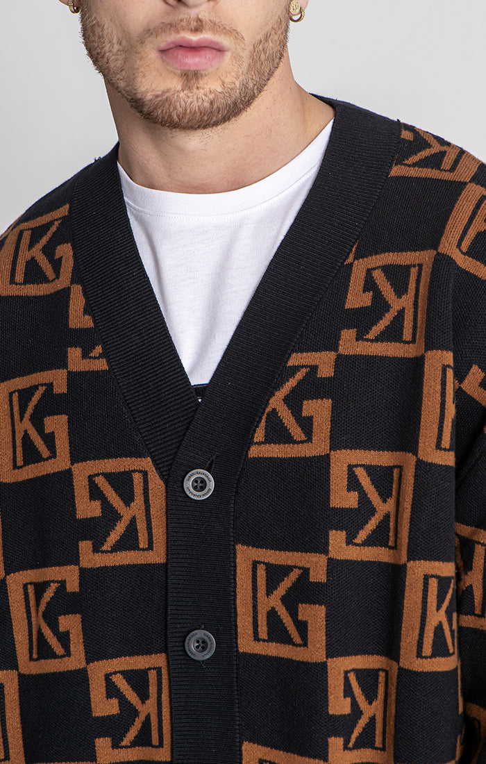 Brown Clone Cardigan