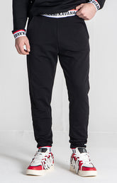 Black Track Joggers