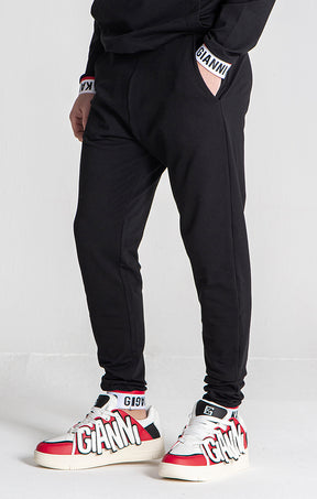 Black Track Joggers