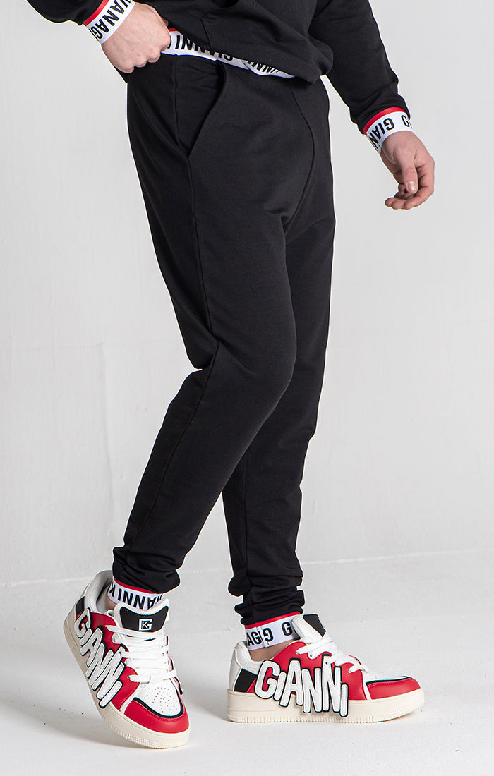 Black Track Joggers