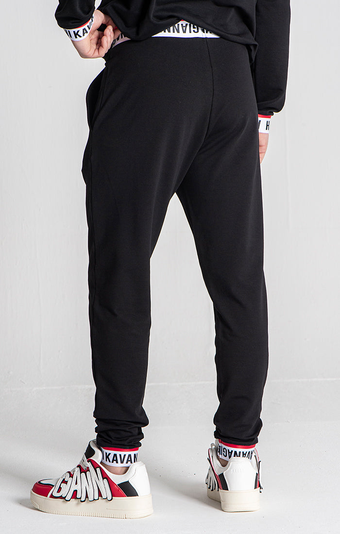 Black Track Joggers