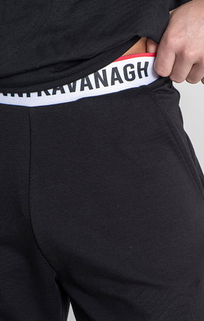 Black Track Joggers