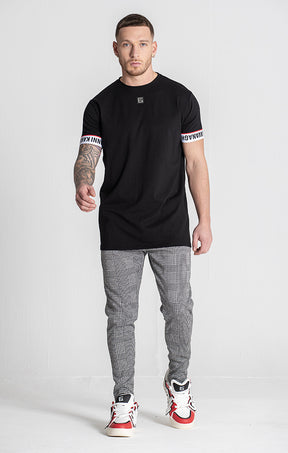 Black Track Tee