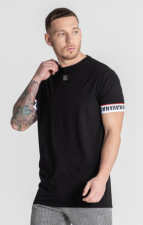 Black Track Tee