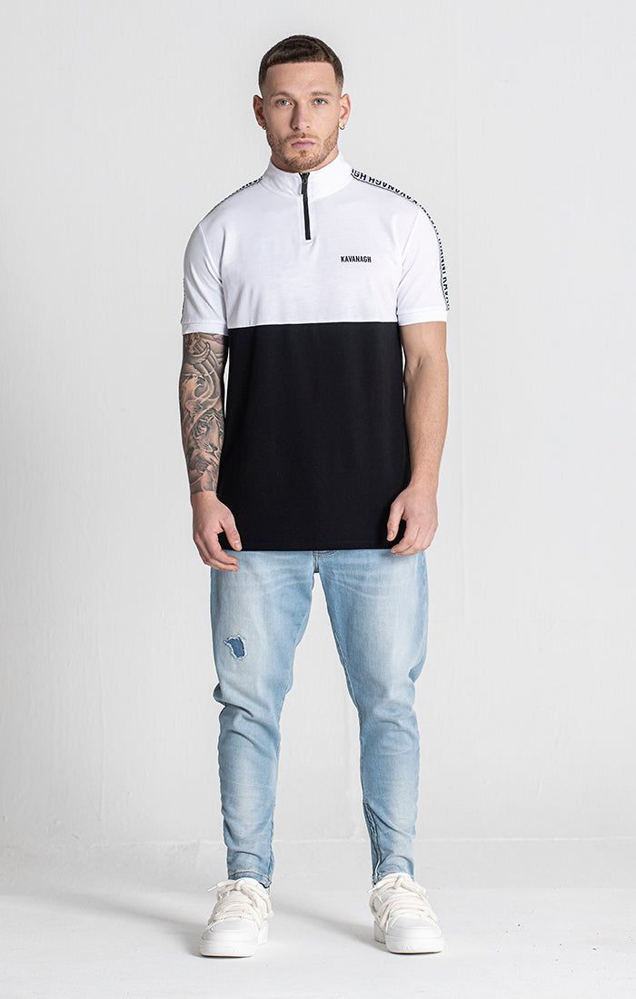 Black Partition Polo