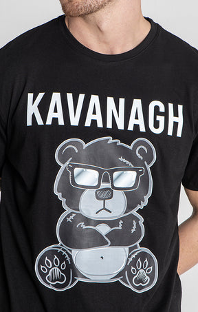 Black Mad Bear Tee