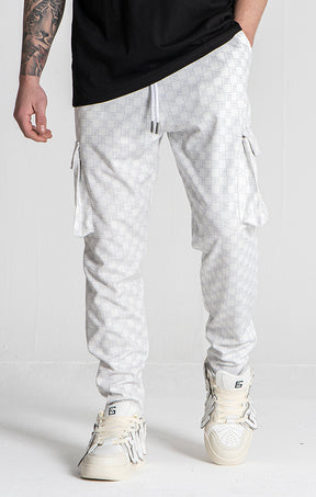 White Clone Cargo Pants