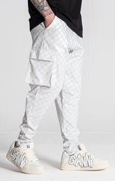 White Clone Cargo Pants