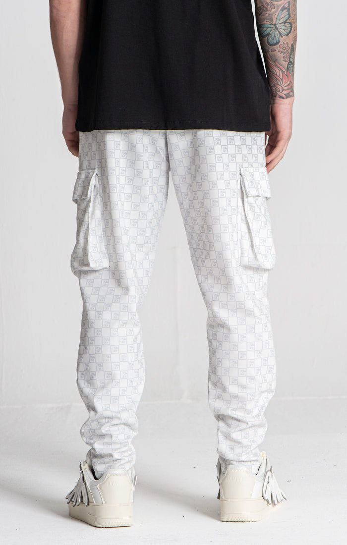 White Clone Cargo Pants