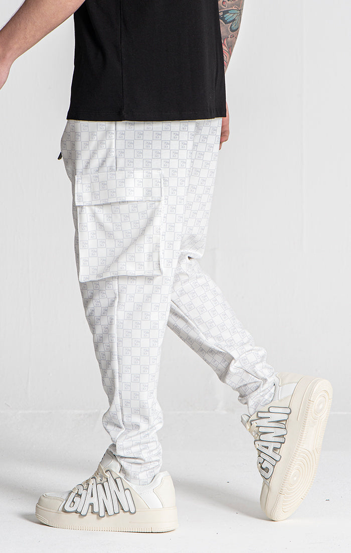 White Clone Cargo Pants