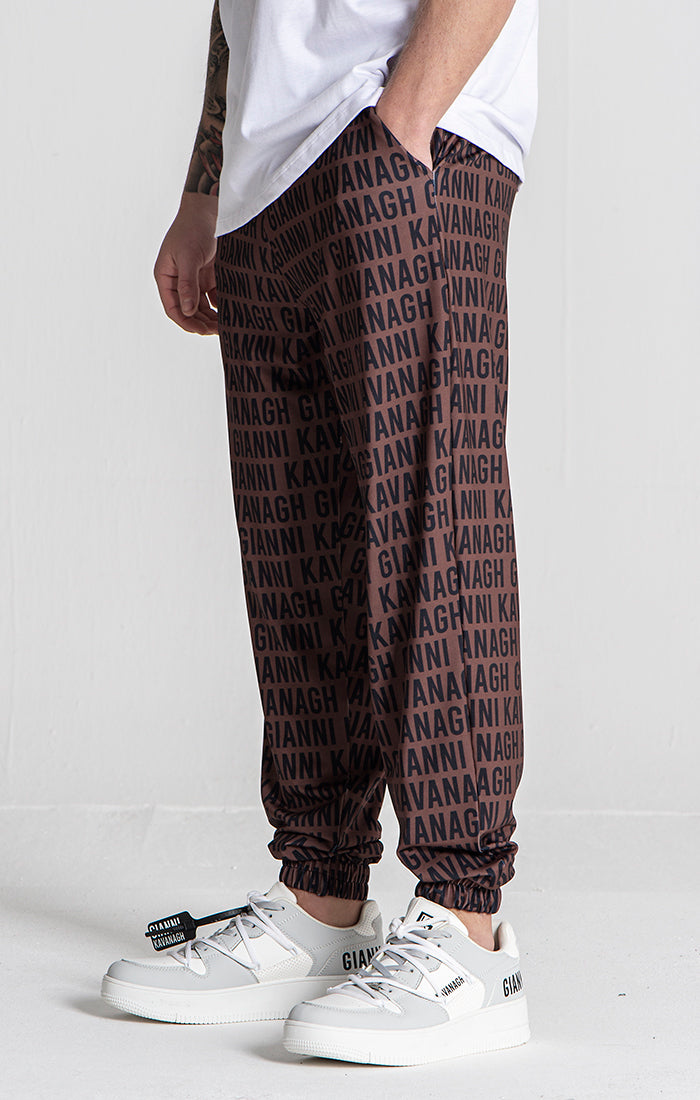 Brown Tag Joggers