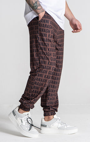 Brown Tag Joggers