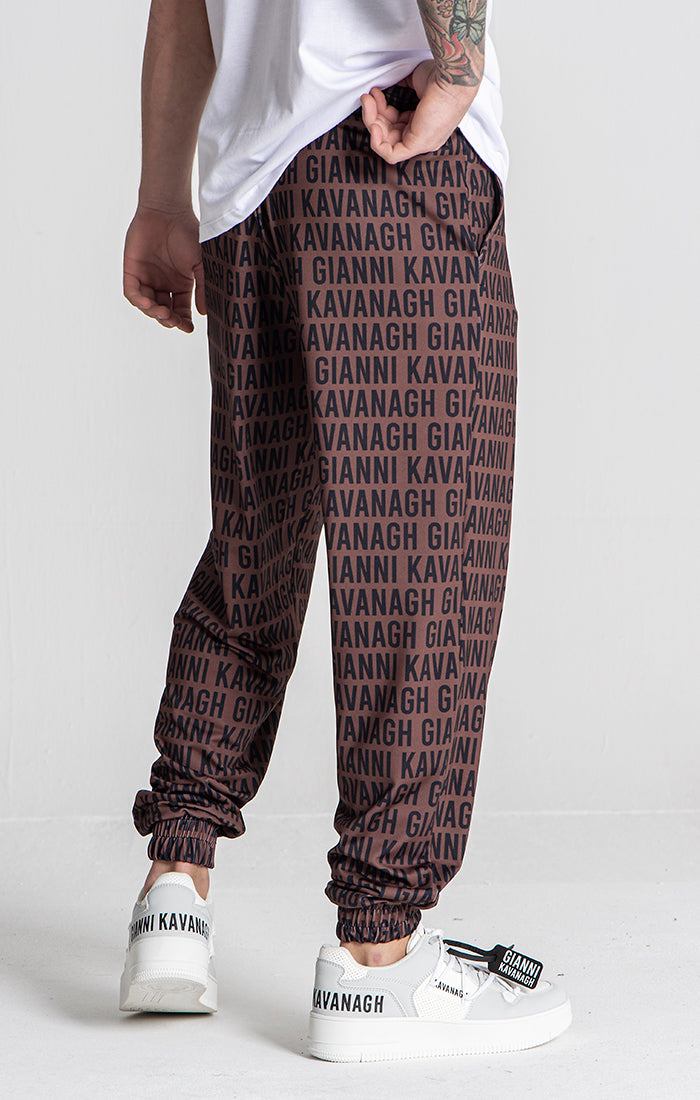 Brown Tag Joggers