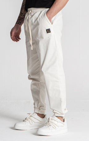 Beige Corduroy Pants