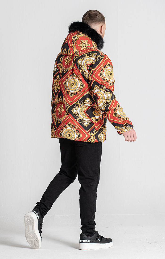 Red Splendour Puffer Jacket