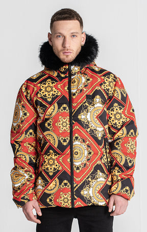 Red Splendour Puffer Jacket