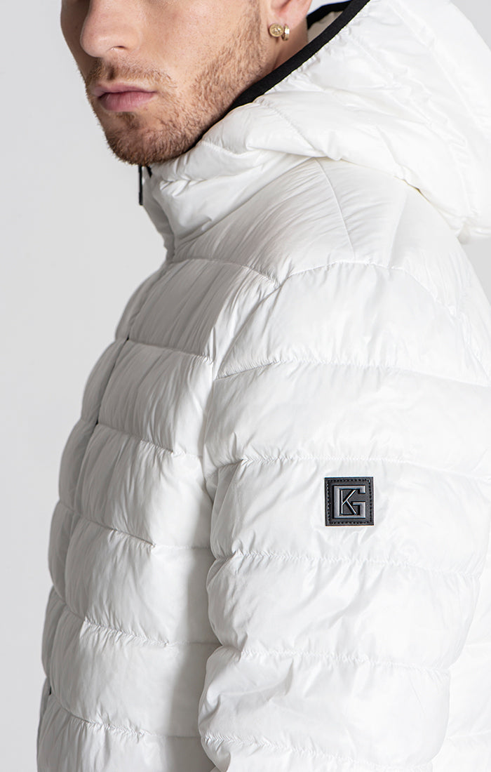 White Team Puffer Jacket