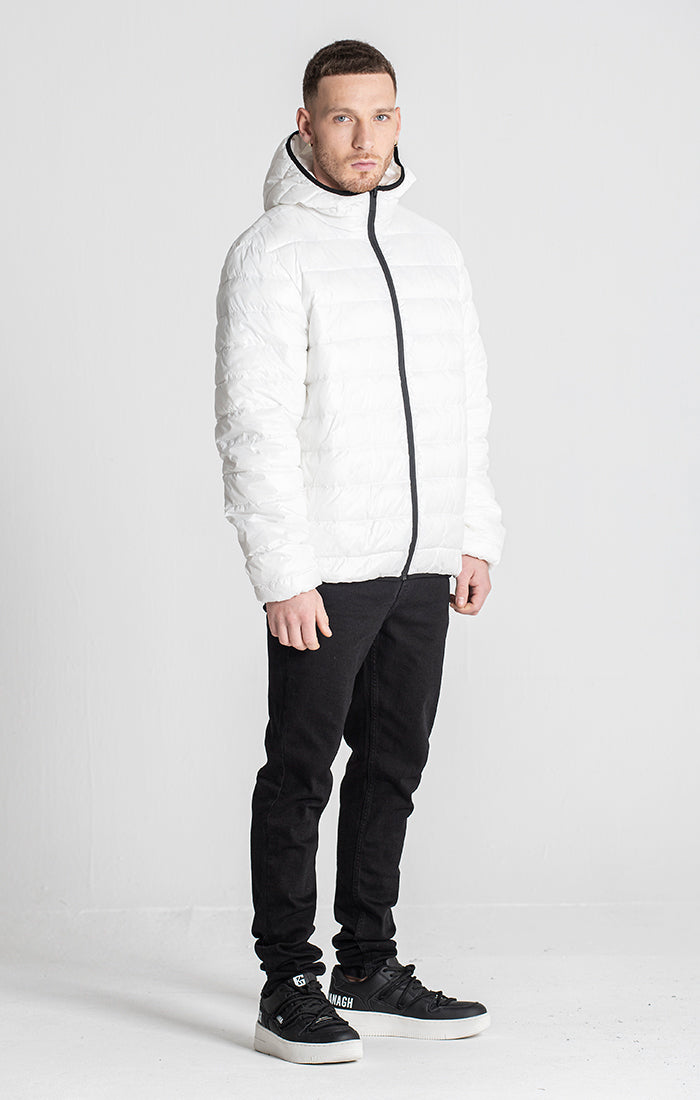 White Team Puffer Jacket