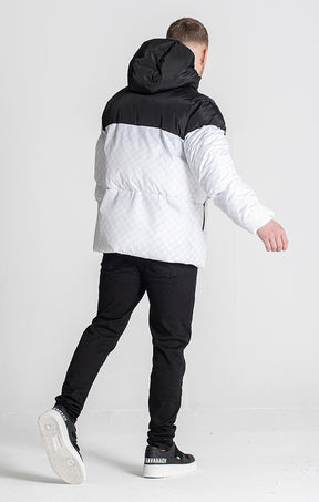 White Clone Puffer Jacket