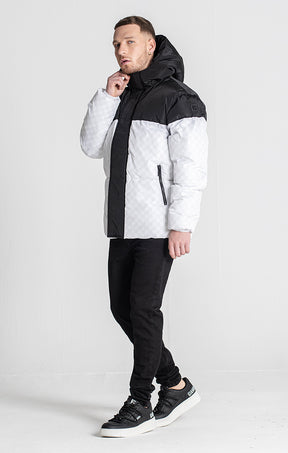 White Clone Puffer Jacket