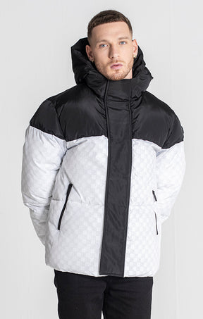 White Clone Puffer Jacket