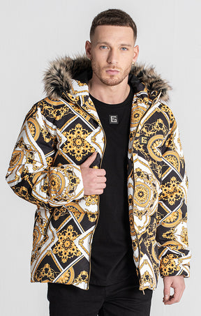 Gold Splendour Puffer Jacket