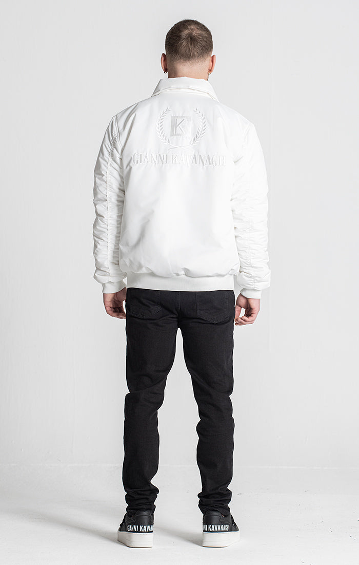 White Core Bomber Jacket