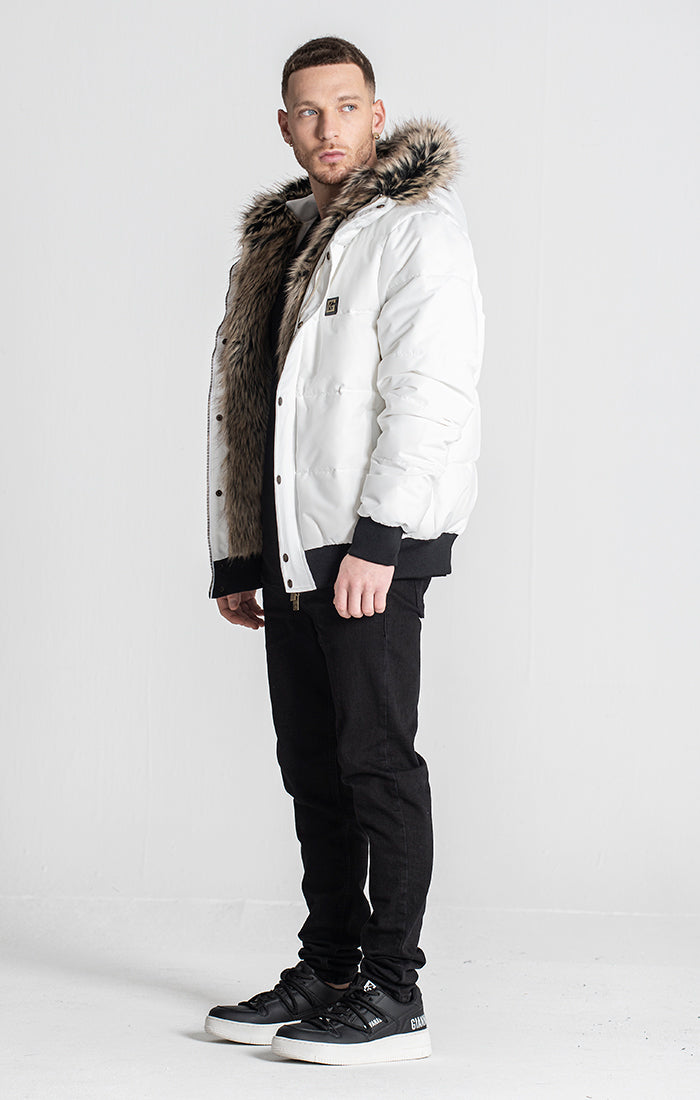 White Houston Puffer Jacket