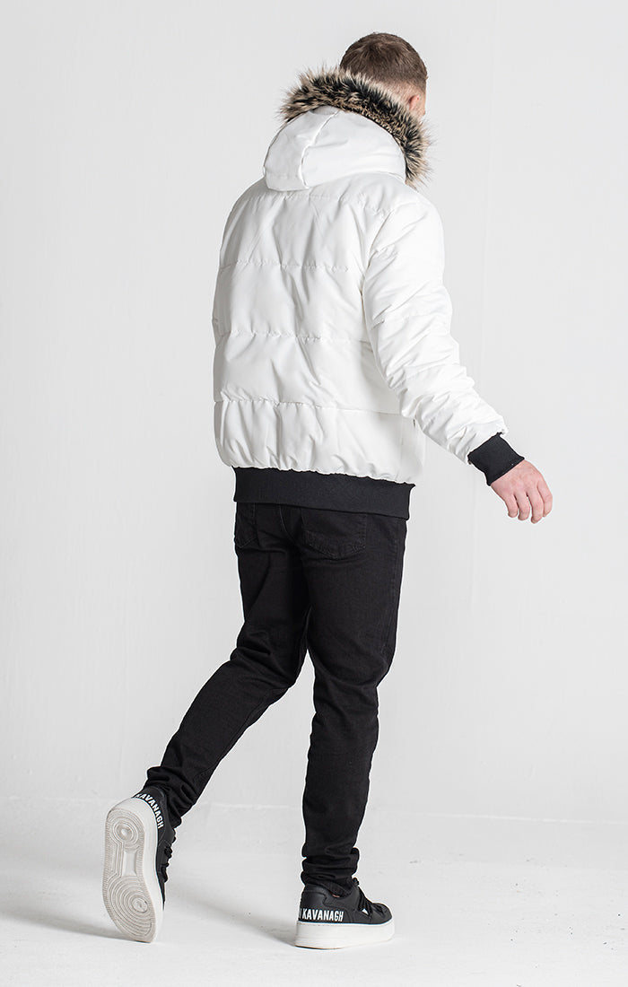 White Houston Puffer Jacket