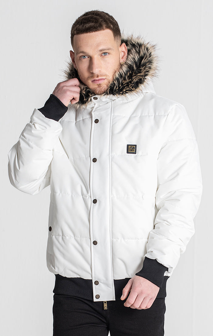 White Houston Puffer Jacket