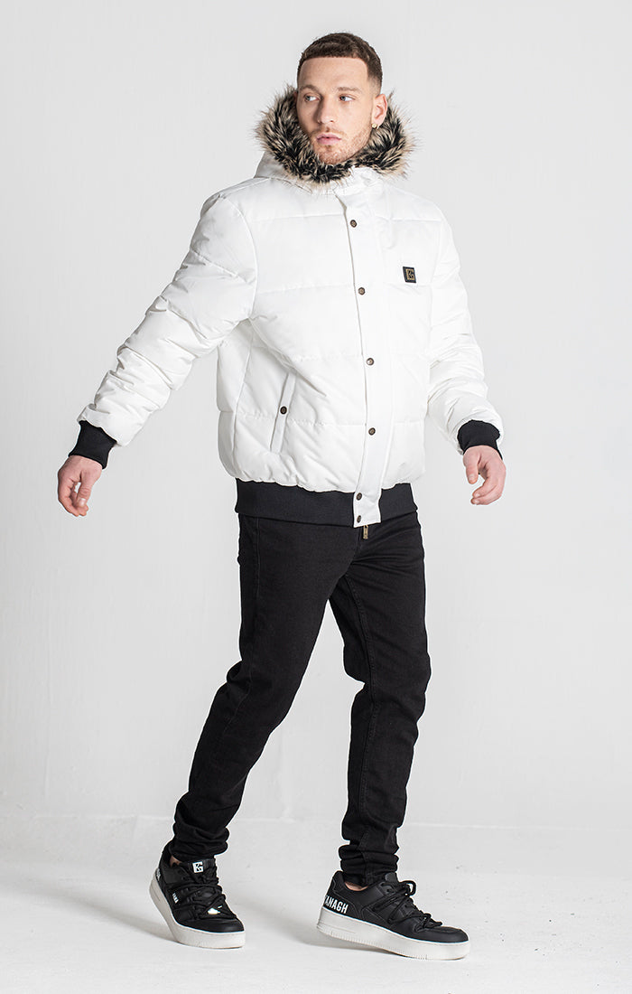 White Houston Puffer Jacket