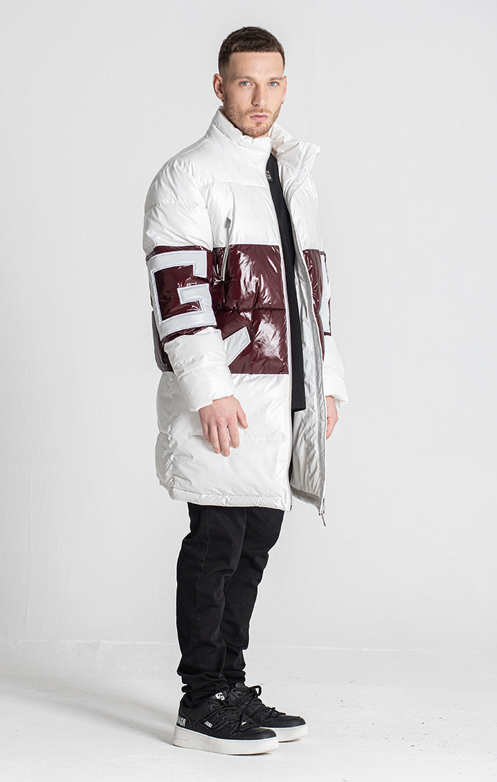 White Captain Puffer Coat