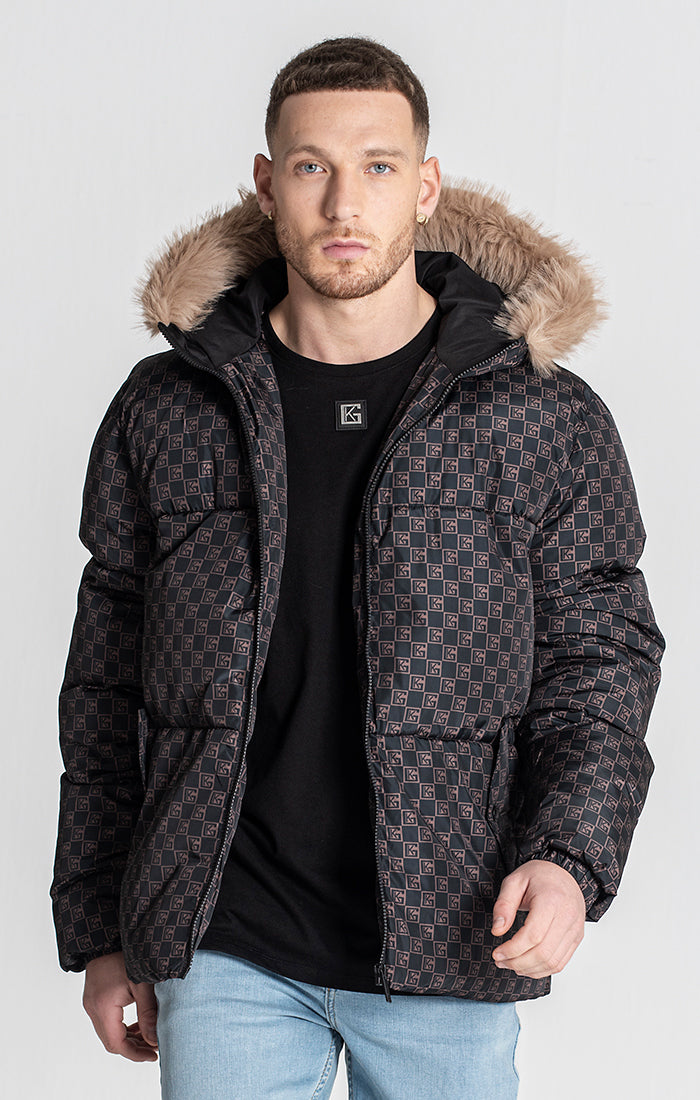 Brown Clone Puffer Jacket