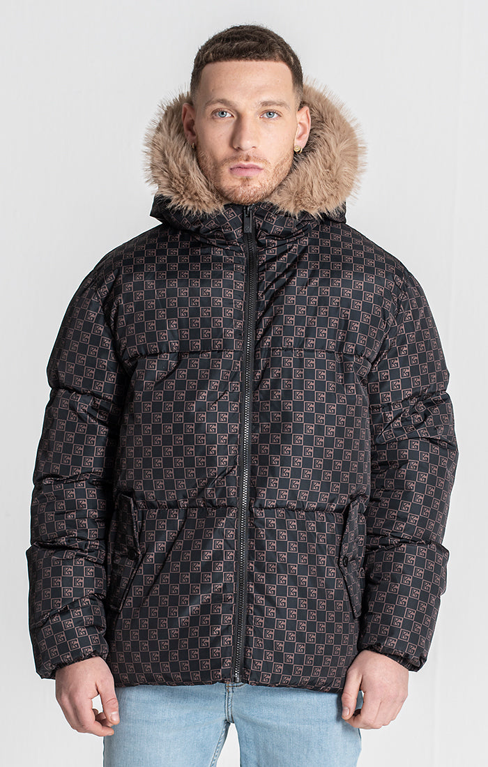 Brown Clone Puffer Jacket